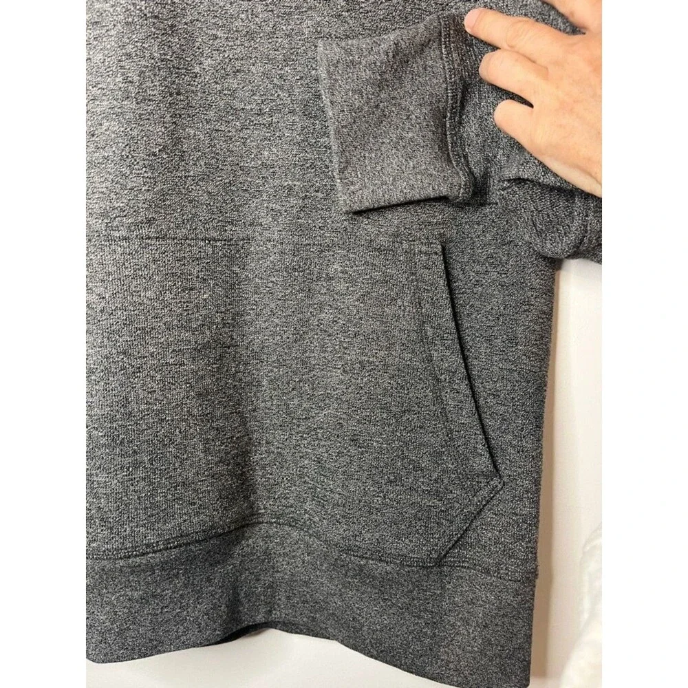 Banana Republic 4 Button Pullover Knit Sweater Heather Gray Size Medium